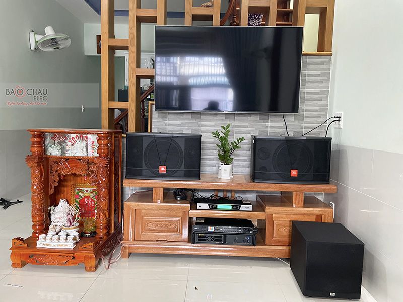 Lắp đặt d&agrave;n karaoke gia đ&igrave;nh anh Minh tại Vũng T&agrave;u
