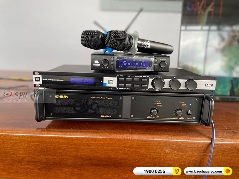 Lắp đặt dàn karaoke gia đình anh Vân