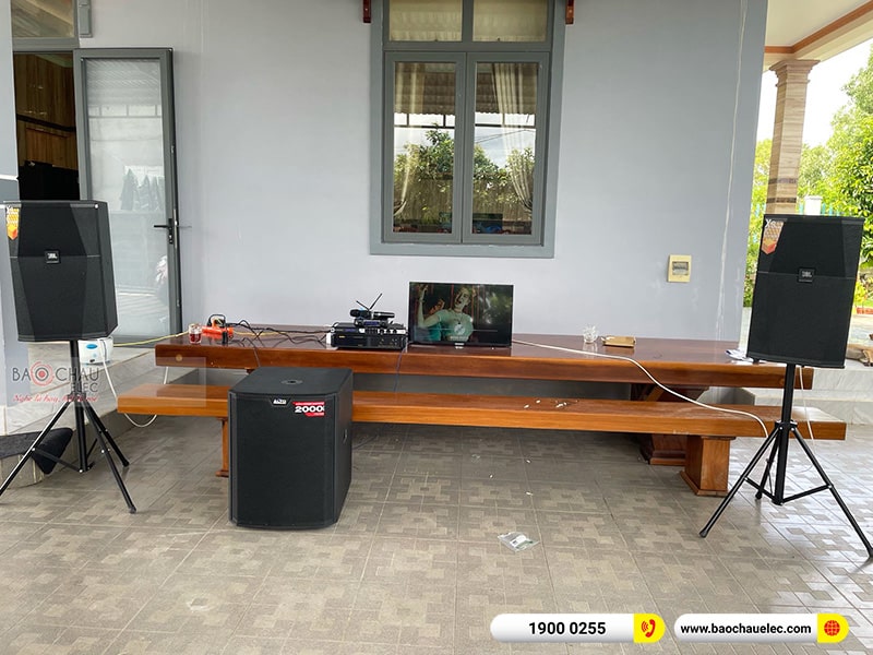 Lắp đặt dàn karaoke gia đình anh Vân