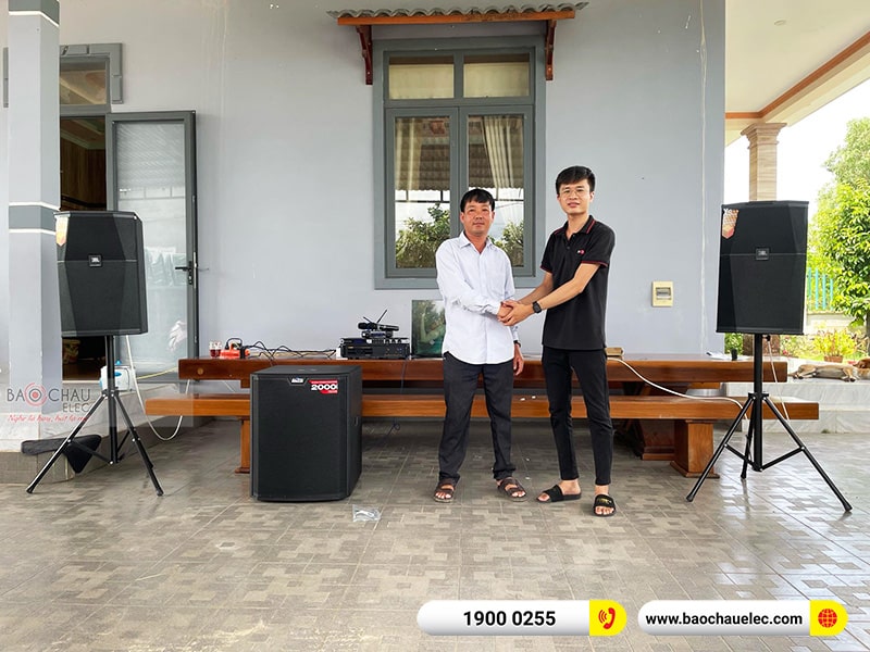 Lắp đặt dàn karaoke gia đình anh Vân