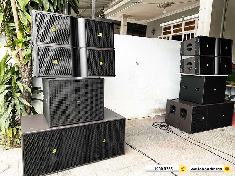 Lắp đặt dàn Line Array Actpro khoảng 160tr cho anh Ngân tại Vũng Tàu (Actpro KR212, Actpro KR28, DQ4.13, DSP48, VIP6000,…) 