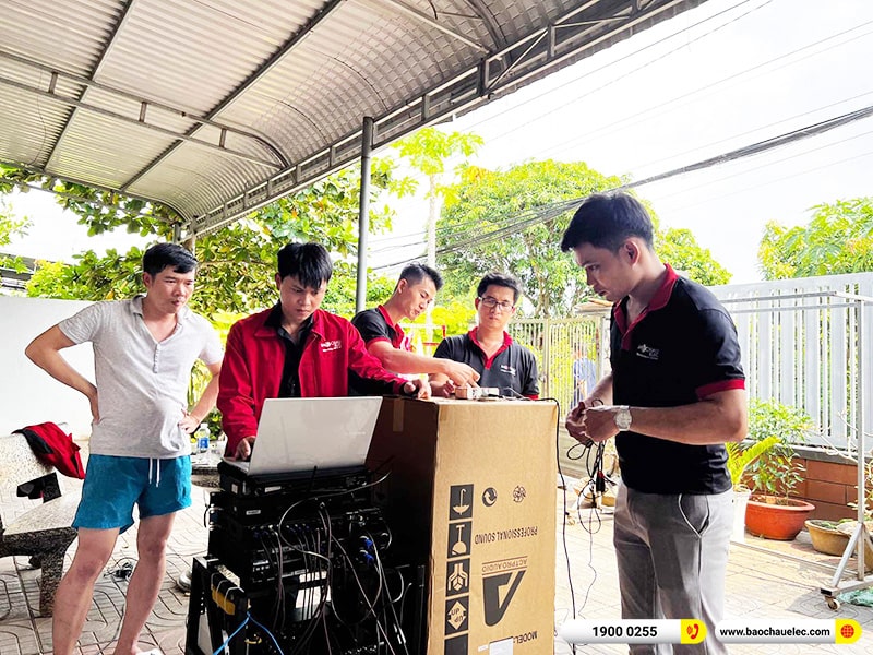 Lắp đặt dàn Line Array Actpro khoảng 160tr cho anh Ngân tại Vũng Tàu (Actpro KR212, Actpro KR28, DQ4.13, DSP48, VIP6000,…) 
