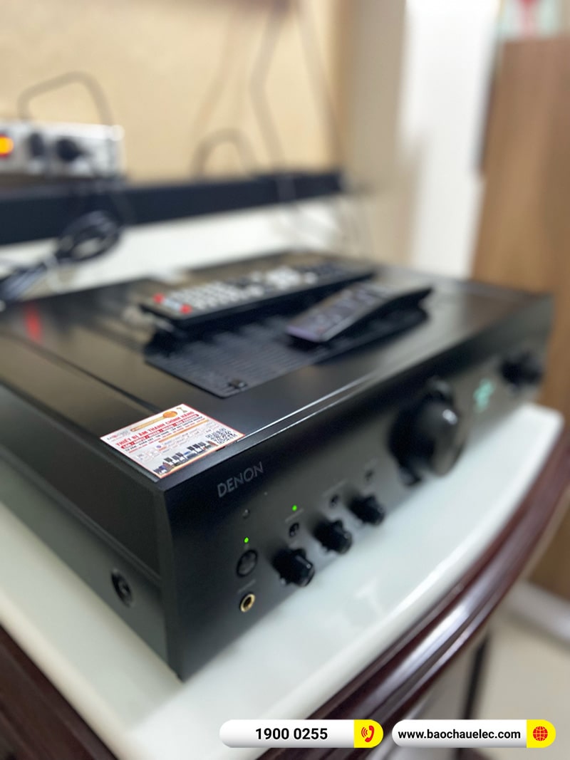 Lắp đặt dàn nghe nhạc trị giá gần 60 triệu cho anh Bình tại Vũng Tàu (BW 603 S2 Anniversary Edition, Denon PMA-900 HNE) 