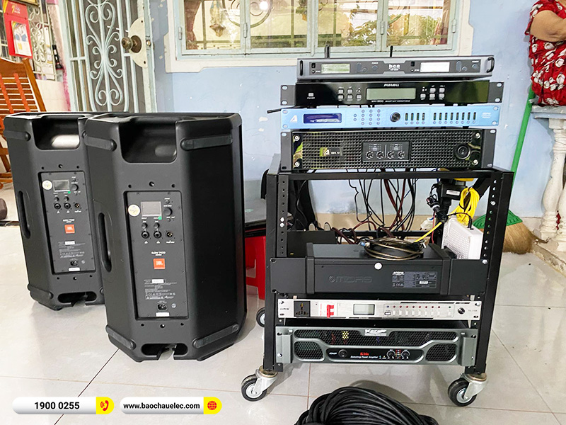 Lắp đặt dàn Line Array Actpro khoảng 160tr cho anh Ngân tại Vũng Tàu (Actpro KR212, Actpro KR28, DQ4.13, DSP48, VIP6000,…) 