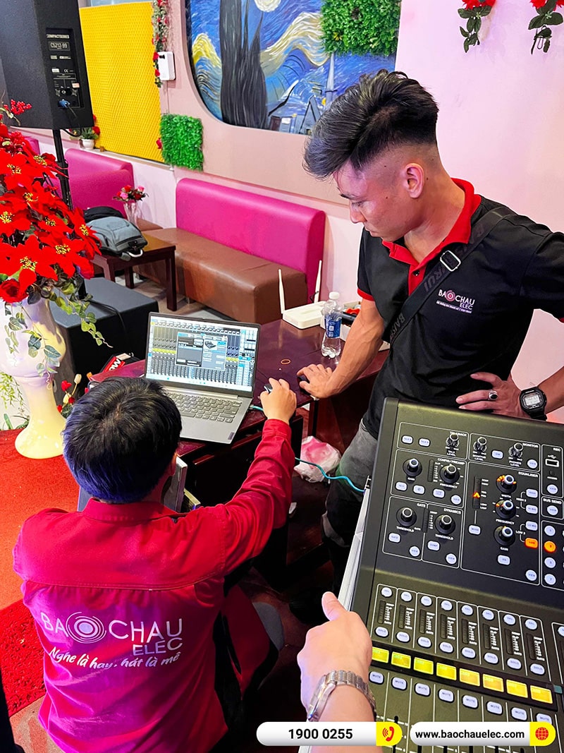 Lắp đặt dàn âm thanh trị giá 450tr cho Phòng trà Công chức tại Vũng Tàu (RCF C5215-99, IPS 5.0K, Alto TS412, M32R Live, PRX418S,…)