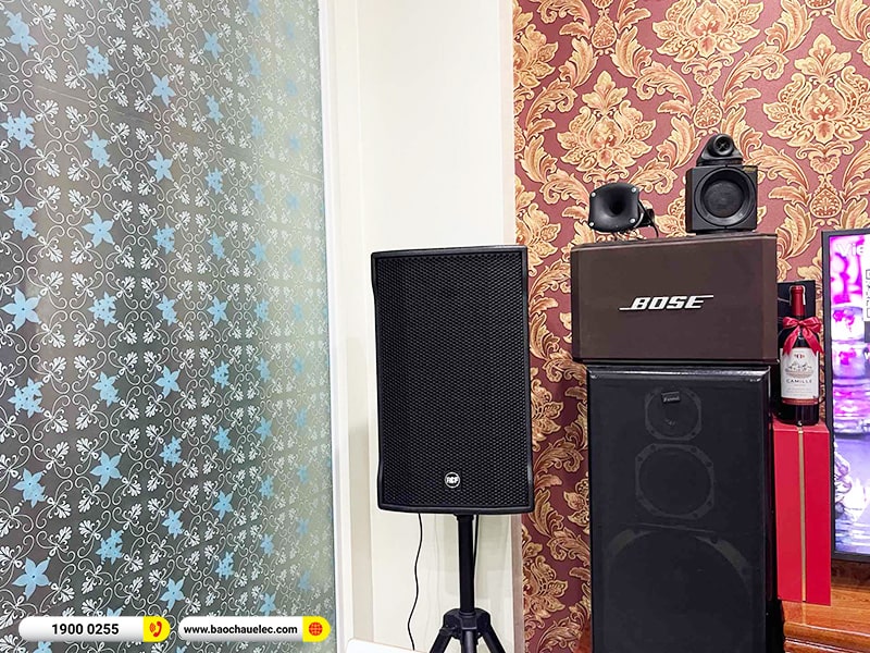 Lắp đặt dàn karaoke trị giá khoảng 110 triệu cho anh Hoàng tại Yên Bái (RCF CMAX 4112, VM820A, KX180A, SW612B, VM200, 4K Plus 4TB, Màn 22inch,…)