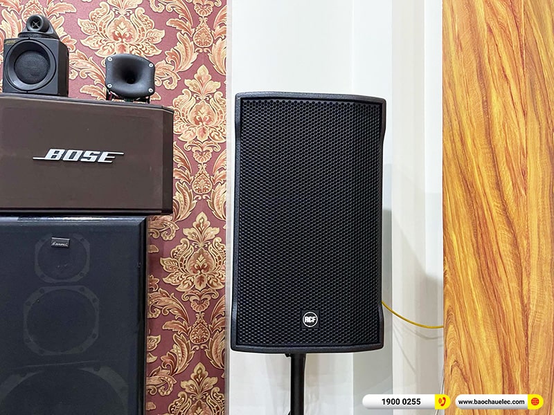 Lắp đặt dàn karaoke trị giá khoảng 110 triệu cho anh Hoàng tại Yên Bái (RCF CMAX 4112, VM820A, KX180A, SW612B, VM200, 4K Plus 4TB, Màn 22inch,…)