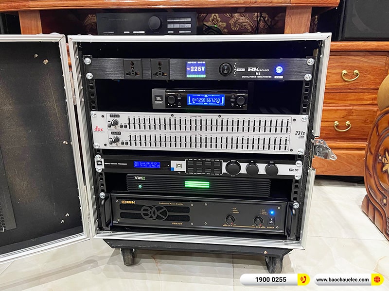 Lắp đặt dàn karaoke trị giá khoảng 110 triệu cho anh Hoàng tại Yên Bái (RCF CMAX 4112, VM820A, KX180A, SW612B, VM200, 4K Plus 4TB, Màn 22inch,…)