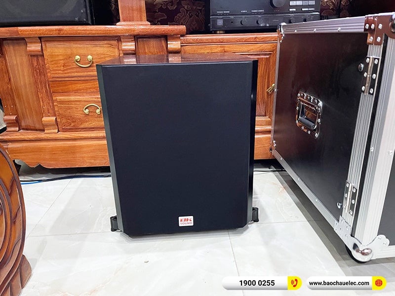 Lắp đặt dàn karaoke trị giá khoảng 110 triệu cho anh Hoàng tại Yên Bái (RCF CMAX 4112, VM820A, KX180A, SW612B, VM200, 4K Plus 4TB, Màn 22inch,…)