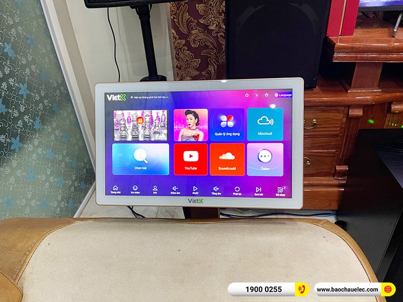 Lắp đặt dàn karaoke trị giá khoảng 110 triệu cho anh Hoàng tại Yên Bái (RCF CMAX 4112, VM820A, KX180A, SW612B, VM200, 4K Plus 4TB, Màn 22inch,…)