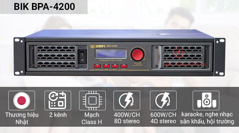 Cục đẩy c&ocirc;ng suất BIK BPA-4200