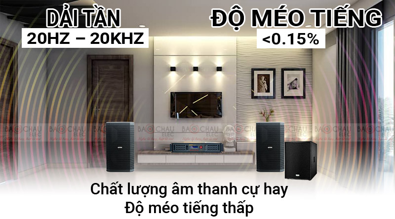 Cục đẩy c&ocirc;ng suất BIK BPA-6200 (2 k&ecirc;nh - Japan)
