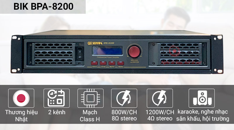 cục đẩy công suất BIK BPR-8200