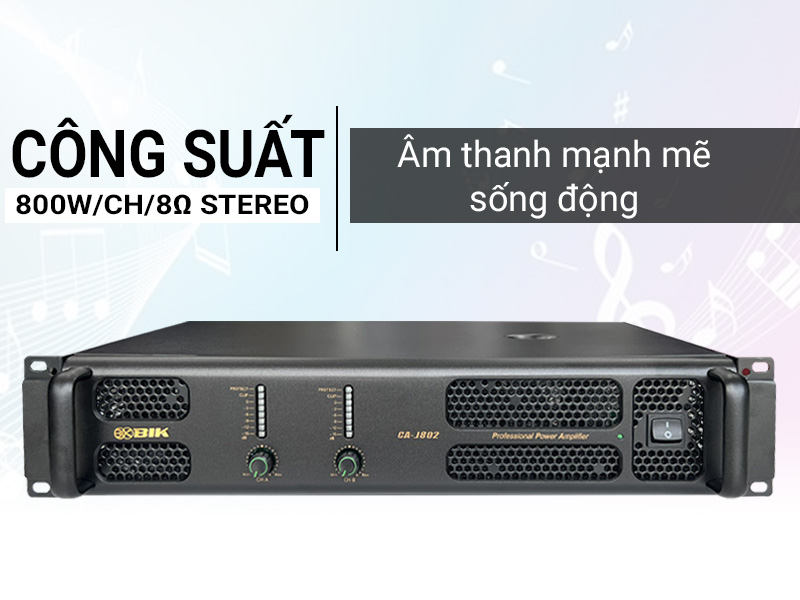 Cục đẩy c&ocirc;ng suất BIK CA-J802