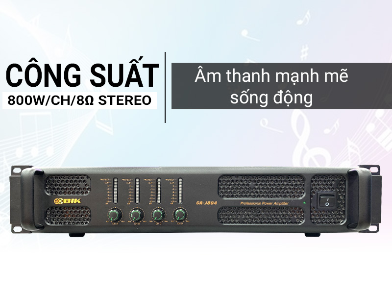Cục đẩy c&ocirc;ng suất BIK CA-J804