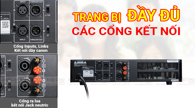 Cục đẩy công suất BIK VM820A h3