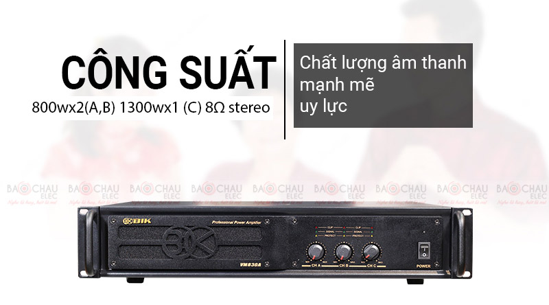 Cục đẩy công suất BIK VM830A