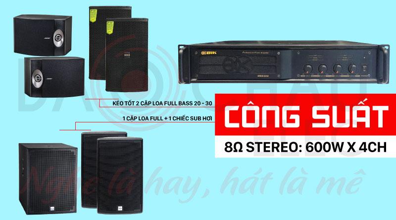 Cục đẩy c&ocirc;ng suất BIK VM 640A cao cấp c&ocirc;ng suất lớn