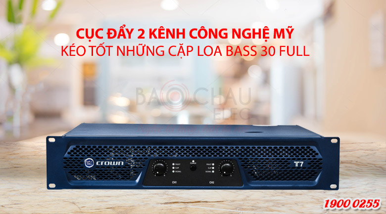 Cục đẩy c&ocirc;ng suất Crown T7 