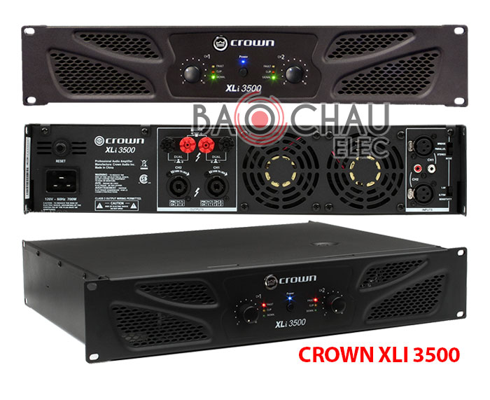 Cục đẩy c&ocirc;ng suất Crown Xli 3500 ch&iacute;nh h&atilde;ng, gi&aacute; rẻ