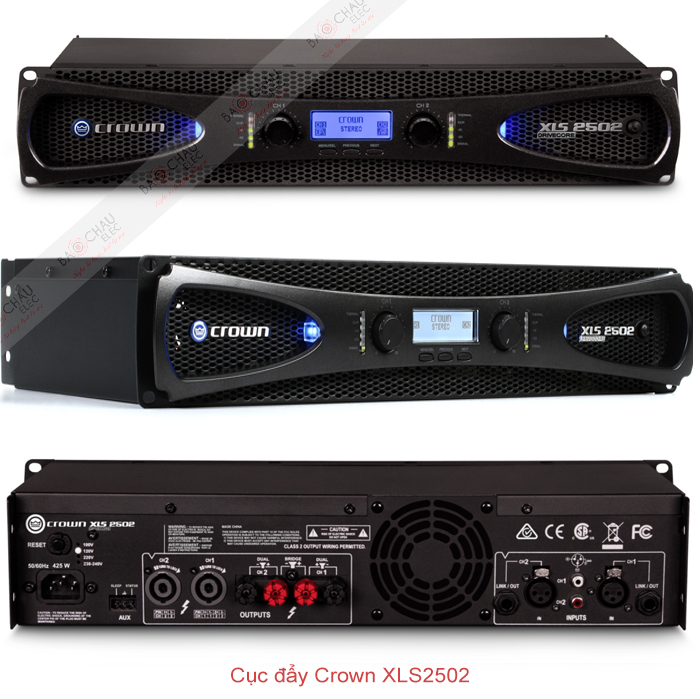 Cục đẩy Crown XLS2502 chi tiết