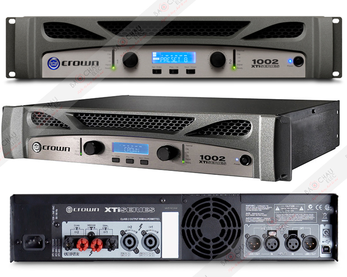 Cục đẩy c&ocirc;ng suất Crown XTi1002 chi tiết