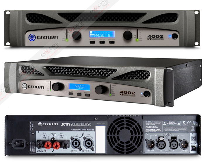 Cục đẩy c&ocirc;ng suất Crown XTi4002 chi tiết