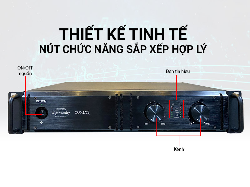 Cục đẩy c&ocirc;ng suất Denon DA-212K