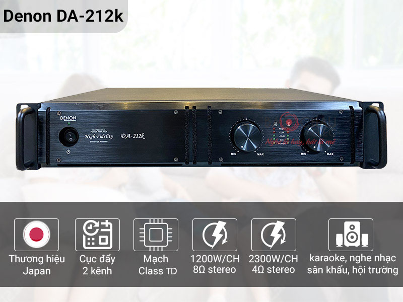 Cục đẩy c&ocirc;ng suất Denon DA-212K