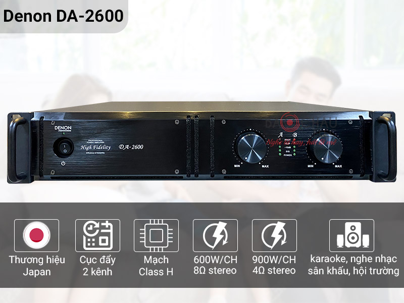 Cục đẩy c&ocirc;ng suất Denon DA-2600