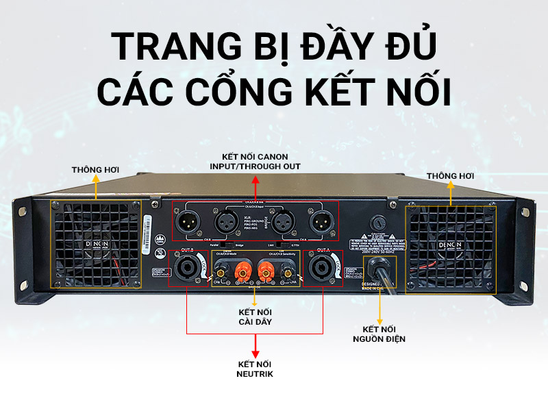Cục đẩy c&ocirc;ng suất Denon DA-2600