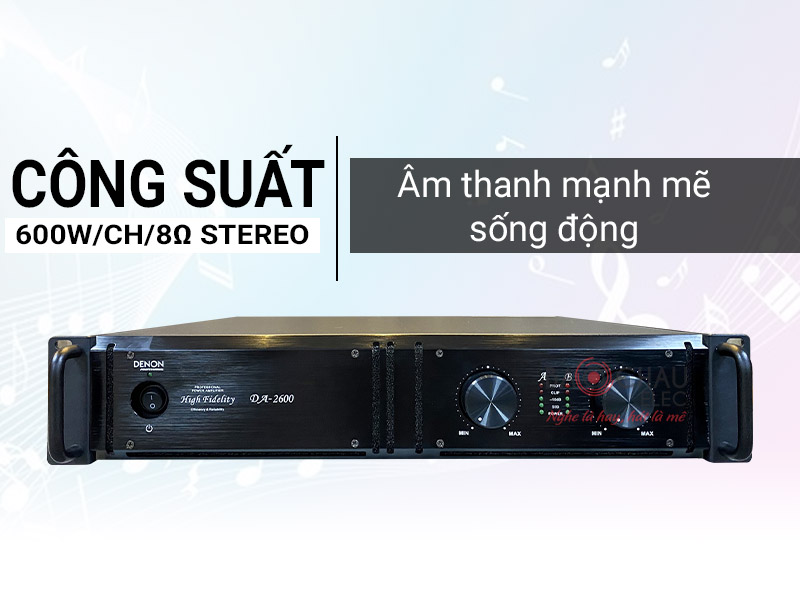 Cục đẩy c&ocirc;ng suất Denon DA-2600