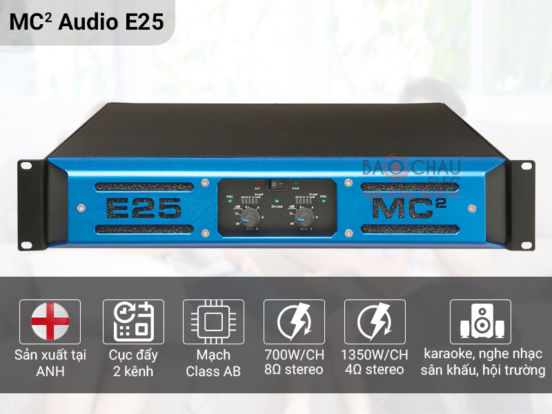Cục đẩy c&ocirc;ng suất MC2 Audio E25