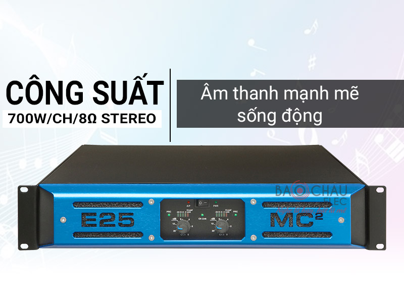 Cục đẩy c&ocirc;ng suất MC2 Audio E25