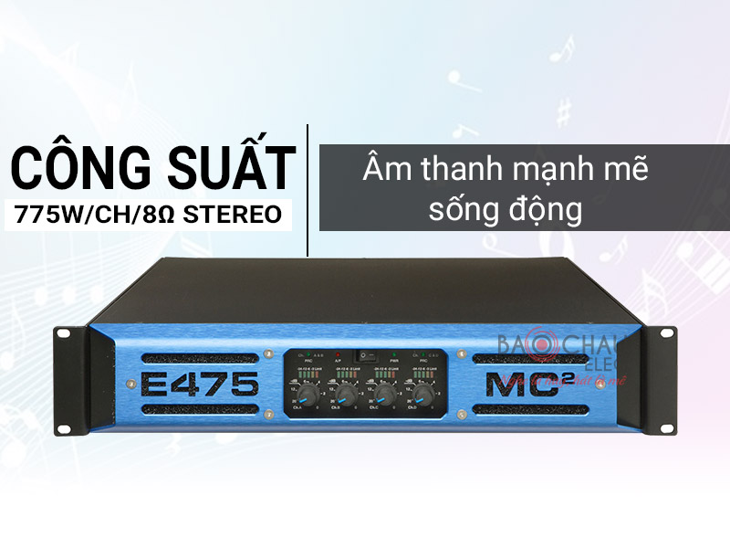 Cục đẩy c&ocirc;ng suất MC2 Audio E475