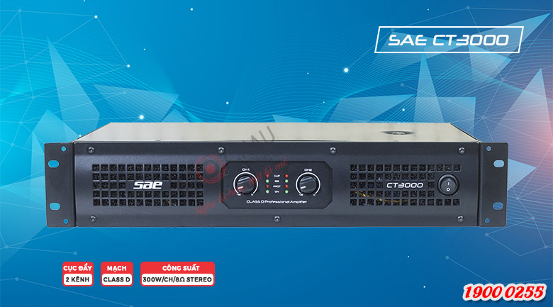 Cục đẩy công suất SAE CT3000 chính hãng, giá rẻ nhất 