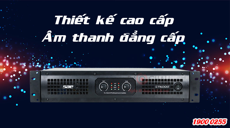 Cục đẩy SAE CT6000 hiện đại, thiết kế đẹp mắt 