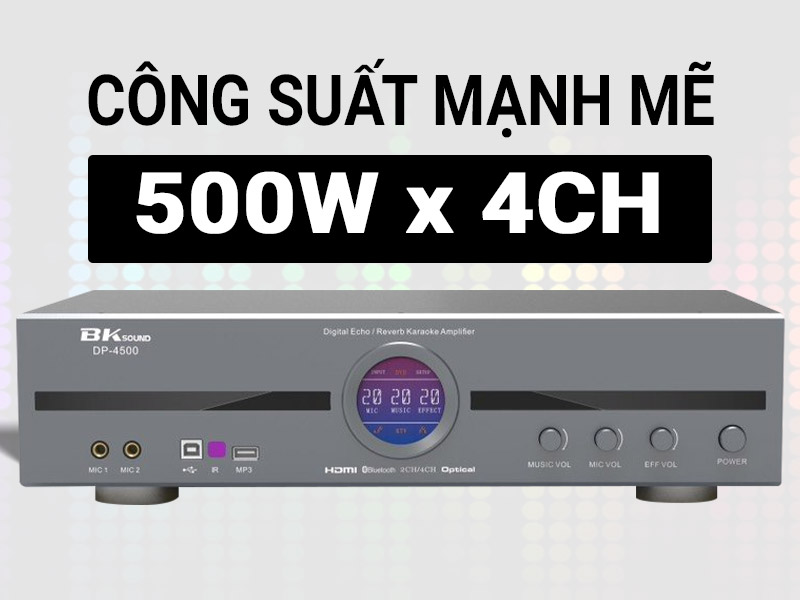 Cục đẩy liền vang BKSound DP-4500 (New 2023)