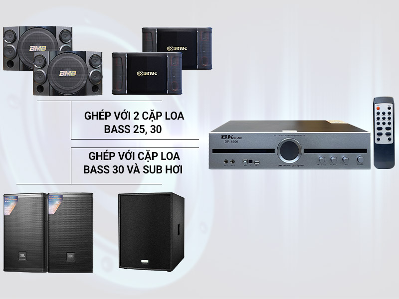 Cục đẩy liền vang BKSound DP-4500 (New 2023)