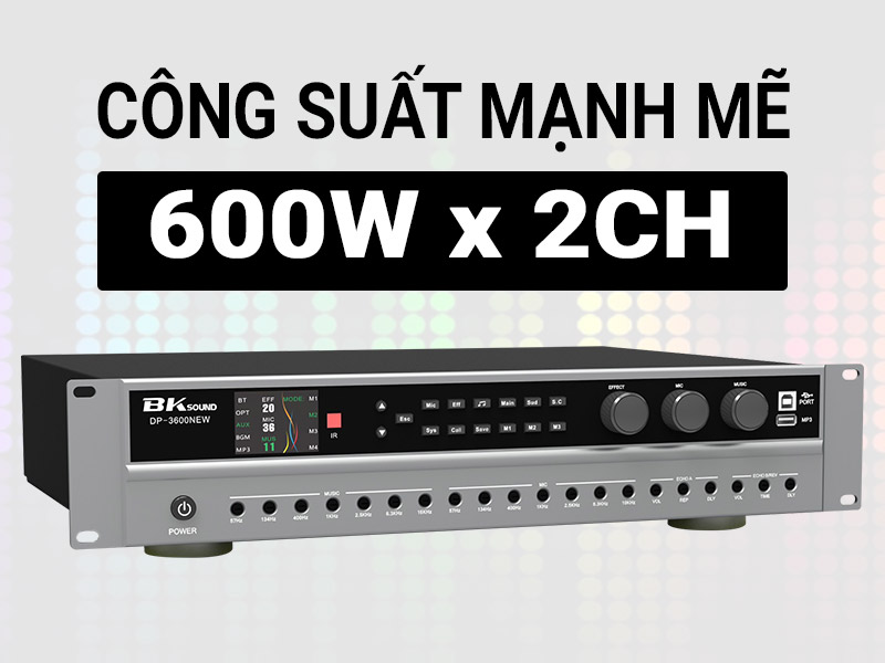 Cục đẩy liền vang BKSound DP3600 New