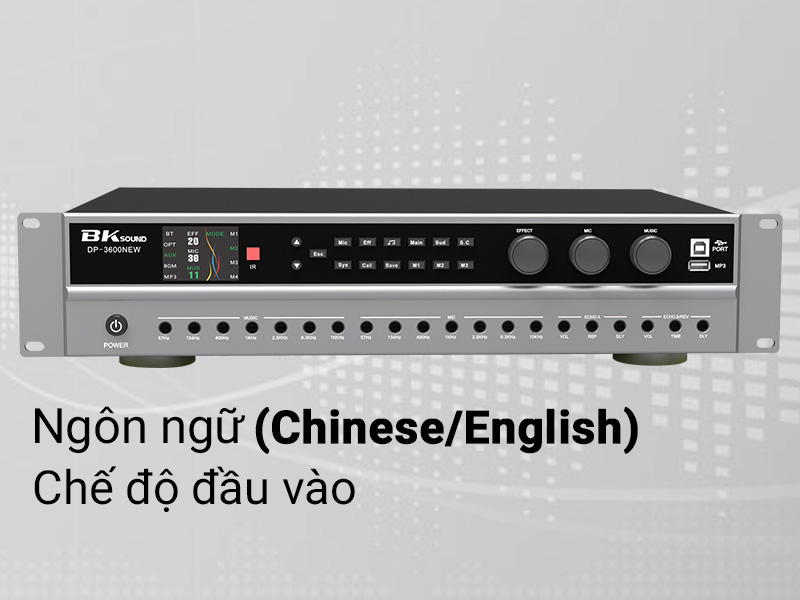 Cục đẩy liền vang BKSound DP-3600 New