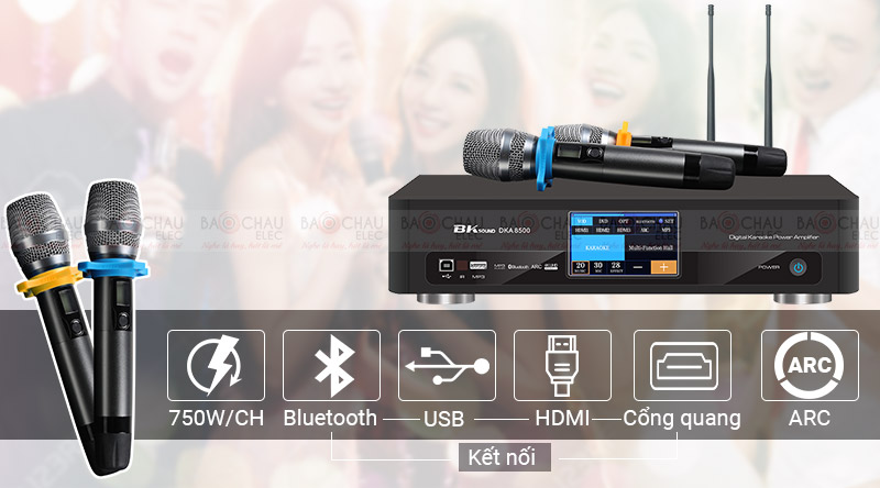 Amply kỹ thuật số BKSound DKA 8500 hiện đại, giá tốt