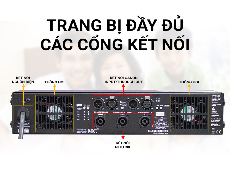 Cục đẩy c&ocirc;ng suất MC2 Audio E25
