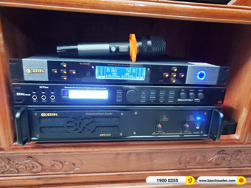 Lắp đặt dàn karaoke trị giá hơn 30 triệu cho chị Mai tại Hà Nội (Denon DP-R212, VM620A, X5 Plus, SW512C, BJ-U500) 