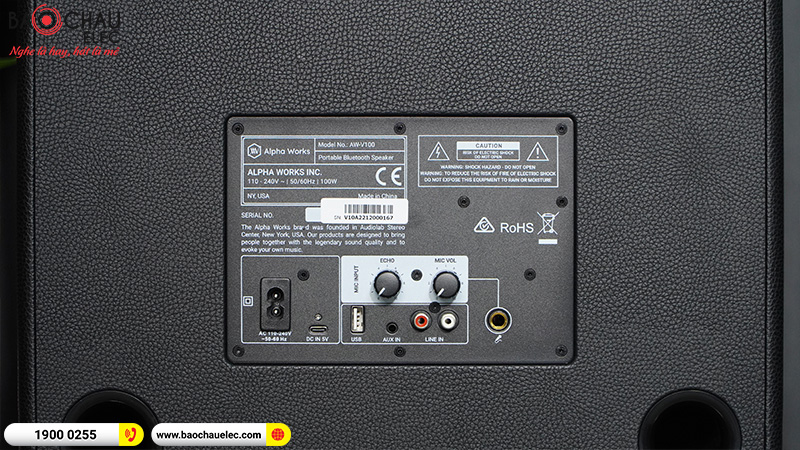 Loa Bluetooth Retro Alpha Works Classic V100 