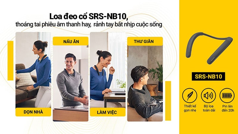 Loa đeo cổ Sony SRS-NB10 
