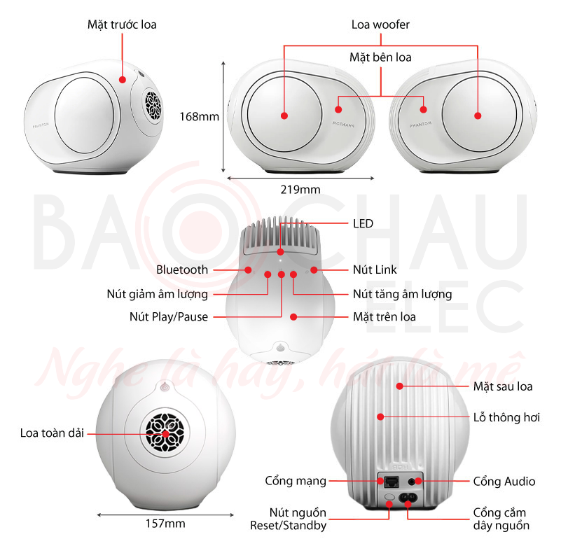 Ảnh kĩ thuật Loa Devialet Phantom II 98dB (made in France)