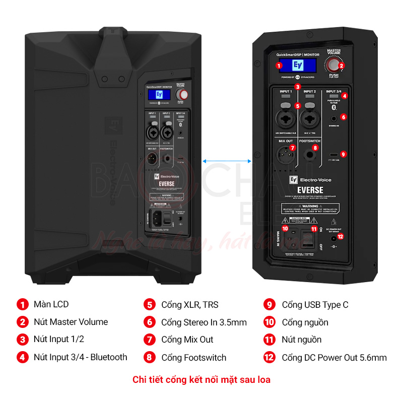 loa di động Electro Voice Everse 8