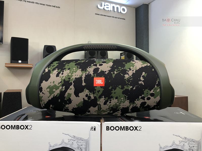 Loa Bluetooth JBL Boombox 2 m&agrave;u rằn ri