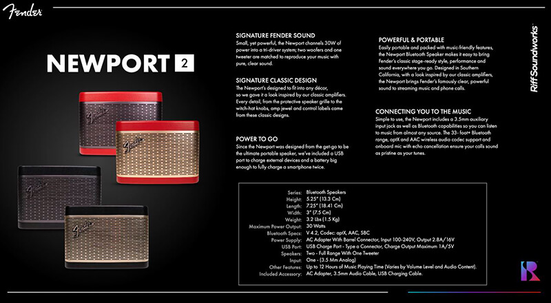 Loa Fender Newport 2